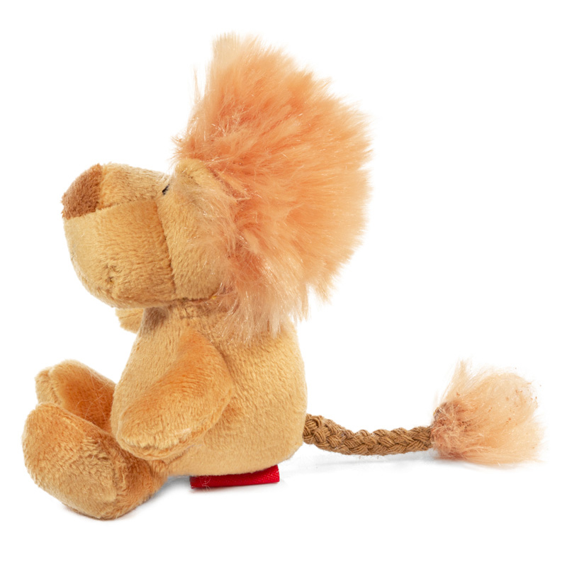 Gigwi Игрушка для собак Лев с пищалкой 10см, серия PLUSH FRIENDZ 3