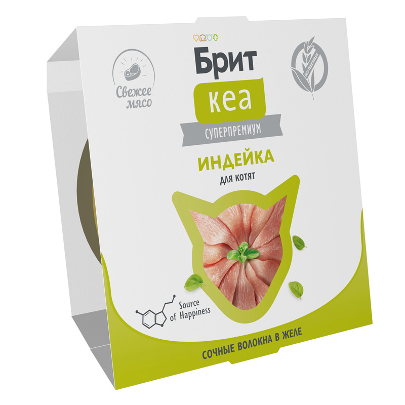 Брит Кеа Корм для котят. Индейка в желе. Ламистер 2