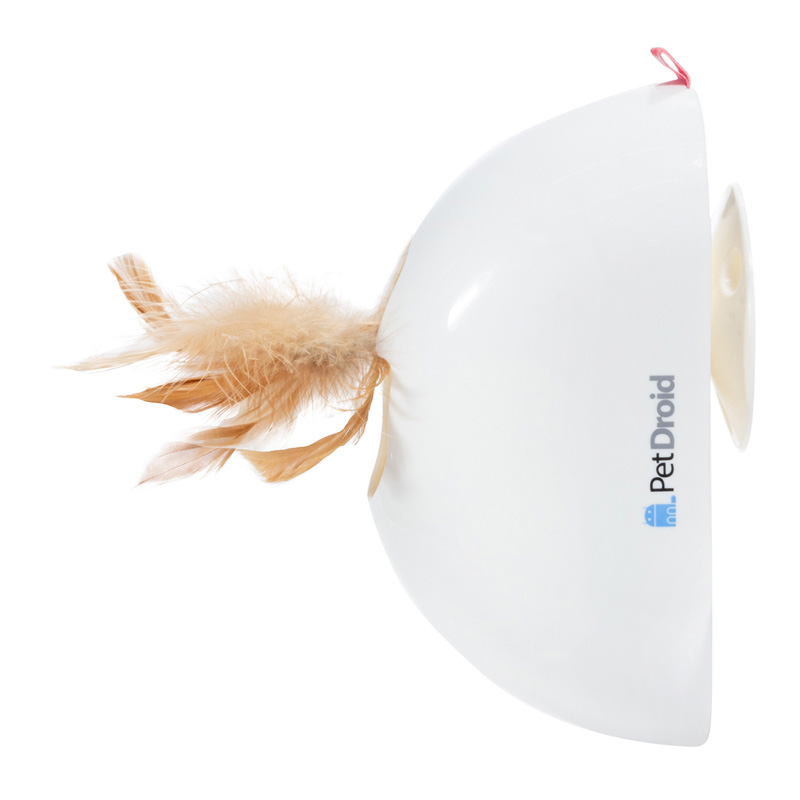 Gigwi Игрушка для кошек интерактивная Физер Хайдер со звуковым чипом 15см, серия PETDROID 13 Gigwi Игрушка для кошек интерактивная Физер Хайдер со звуковым чипом 15см, серия PETDROID 13