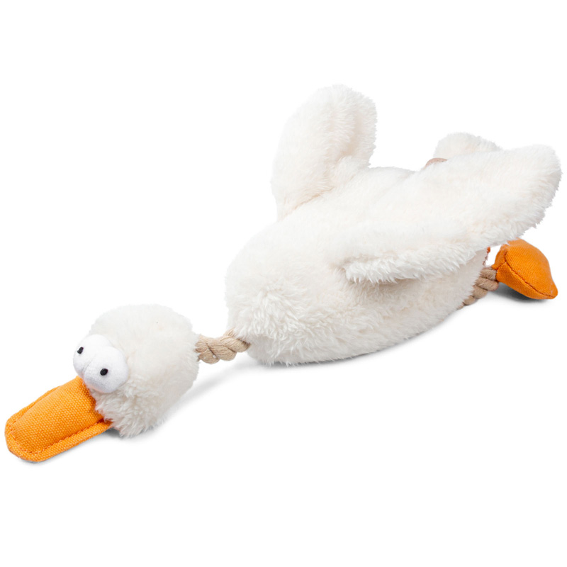 Gigwi Игрушка для собак Утка с пищалкой 36см, серия CATCH & FETCH 1