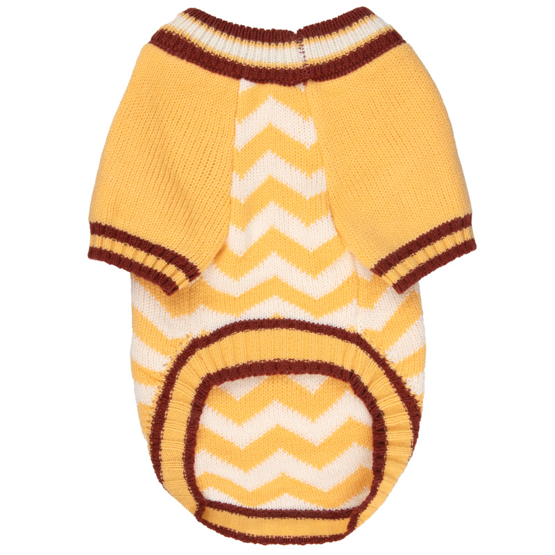 Triol СОЮЗМУЛЬТФИЛЬМ Свитер "Лучшие друзья" L, желто-белый, дл.изделия по спине 35см 4