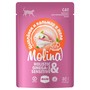 Molina Корм для взрослых кошек. Цыплёнок и кальмар в желе. Пауч, 70 г 1 Molina Корм для взрослых кошек. Цыплёнок и кальмар в желе. Пауч, 70 г 1
