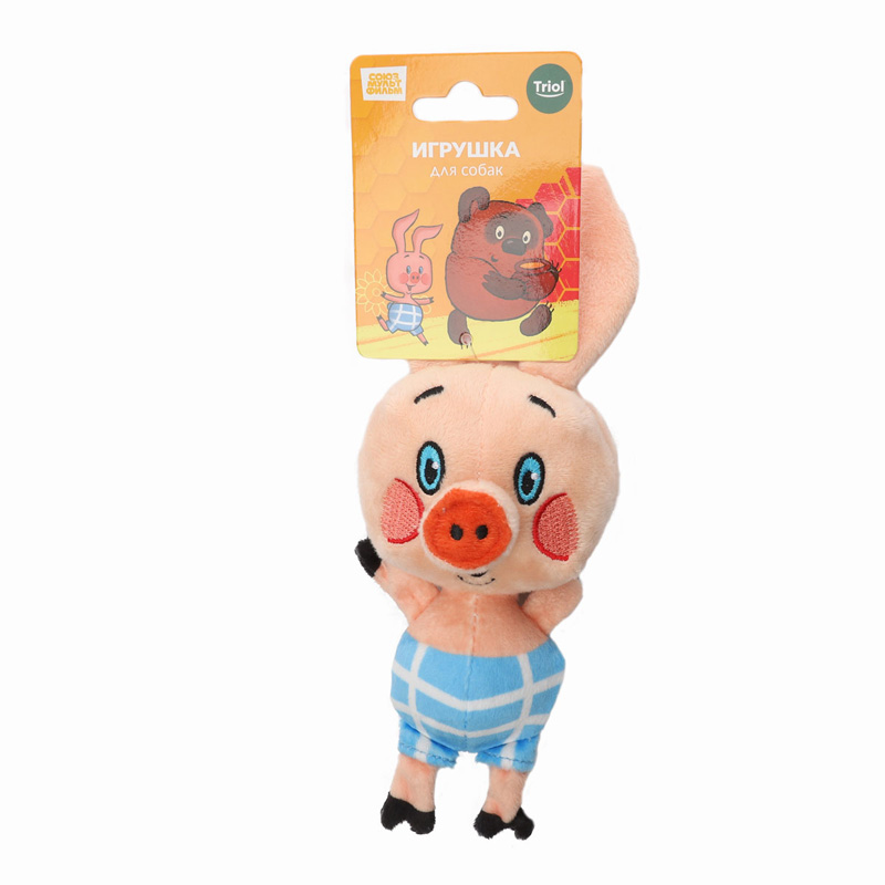 Triol СОЮЗМУЛЬТФИЛЬМ Игрушка мягкая для собак "Поросёнок", 230мм 2