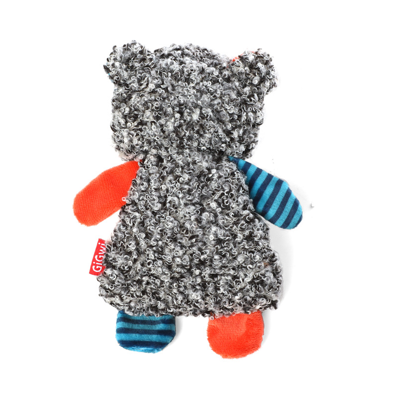 Gigwi Игрушка для маленьких собак Енот с пищалкой 17,5см, серия SUPPA PUPPA 2