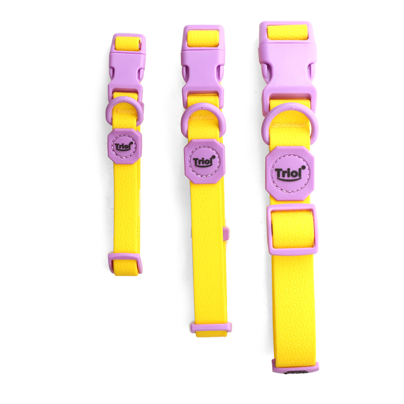 Triol Ошейник из биотана "Лимонная черника" S, желтый, 15*270-370мм (11291010) 3