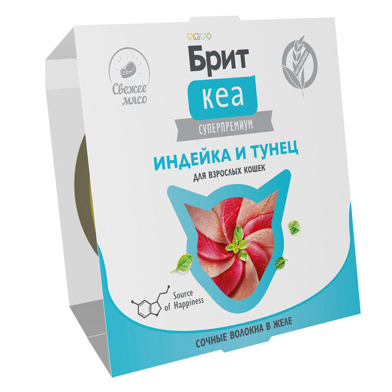 Брит Кеа Корм для взрослых кошек. Индейка и тунец в желе. Ламистер 2 Брит Кеа Корм для взрослых кошек. Индейка и тунец в желе. Ламистер 2