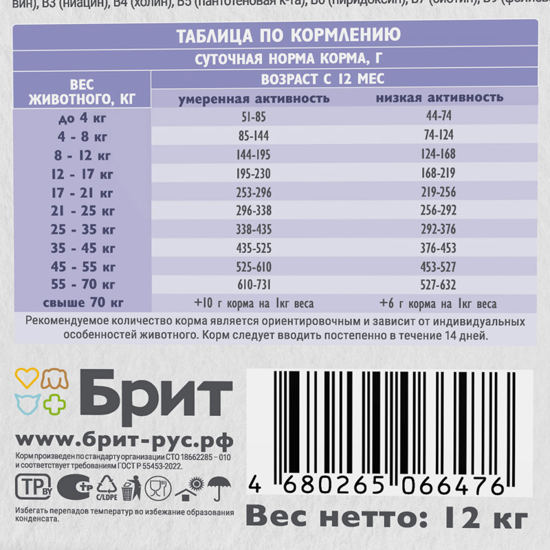 Brit Care Сухой корм для здорового пищеварения собак всех пород с индейкой и ягненком Dog Adult Sensitive Healthy Digestion, 12 кг 7