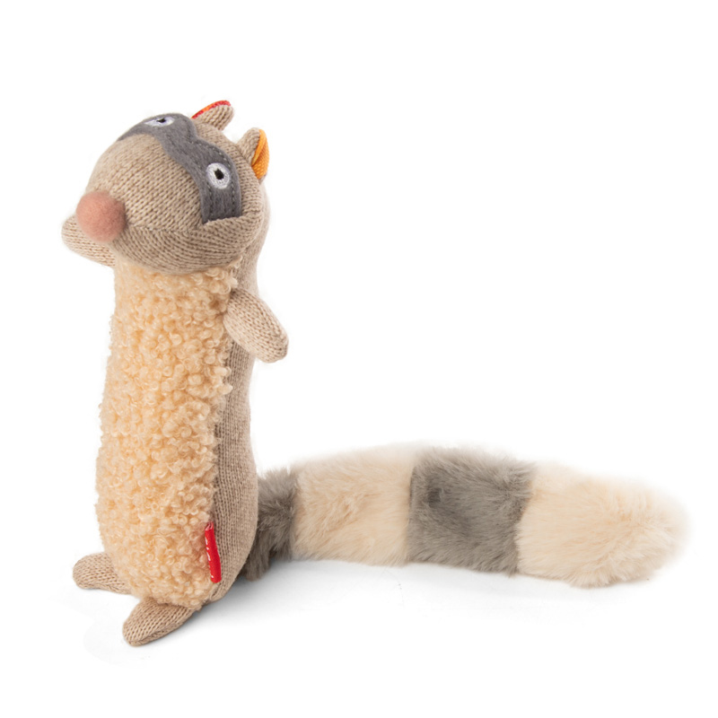 Gigwi Игрушка для собак Енот с пищалкой 17см, серия PLUSH FRIENDZ 4