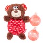 Gigwi Игрушка для собак Мишка со сменными пищалками 13см, серия PLUSH FRIENDZ 1