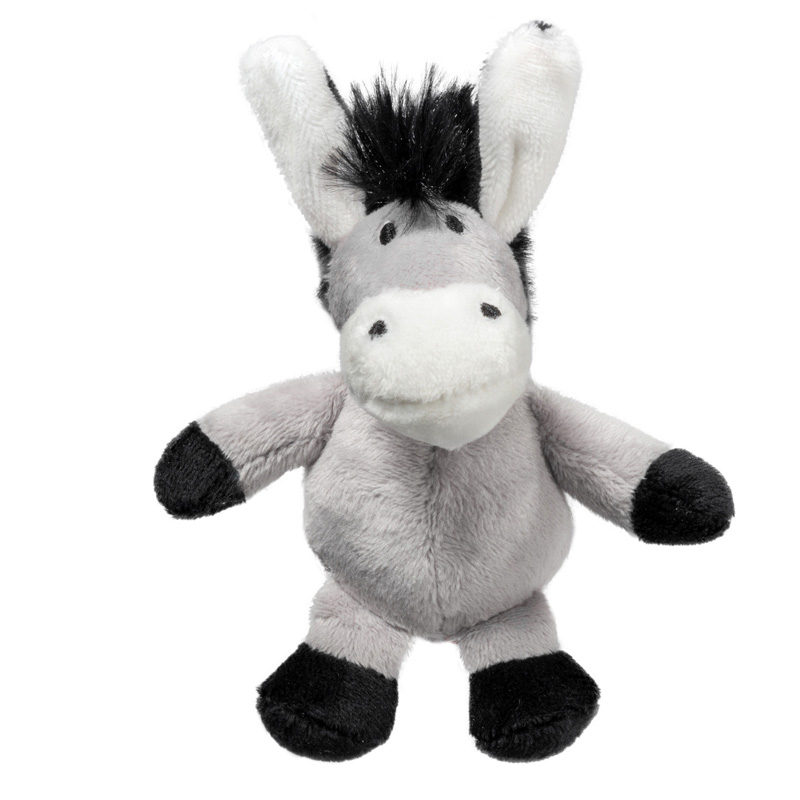 Gigwi Игрушка для собак Ослик с пищалкой 10см, серия PLUSH FRIENDZ 4