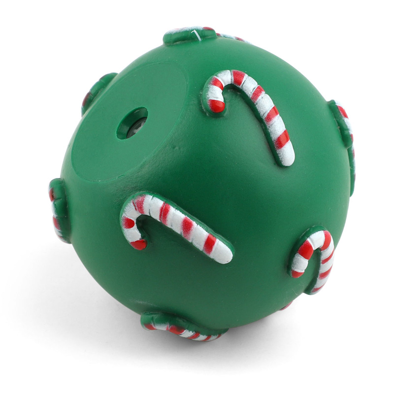 Triol Игрушка для собак "Мяч новогодний", d65мм, серия NEW YEAR 2