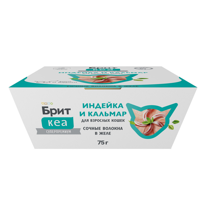 Брит Кеа Корм для взрослых кошек. Индейка и кальмар в желе. Ламистер 5 Брит Кеа Корм для взрослых кошек. Индейка и кальмар в желе. Ламистер 5