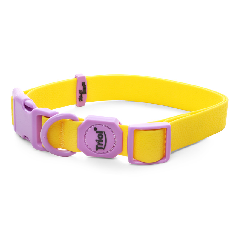 Triol Ошейник из биотана "Лимонная черника" L, желтый, 25*450-680мм (11291012) 4