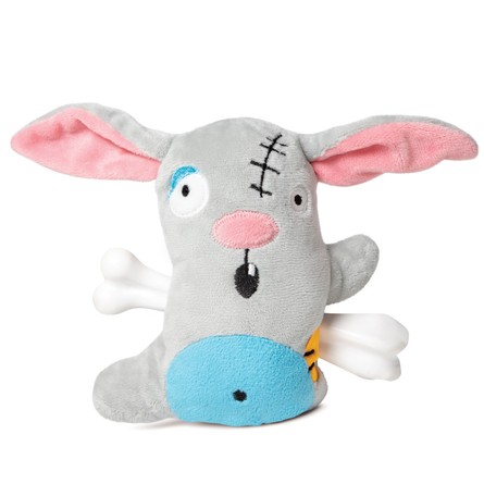 Triol Игрушка для собак мягкая "Заяц-разбойник", 140/180мм, серия HORROR