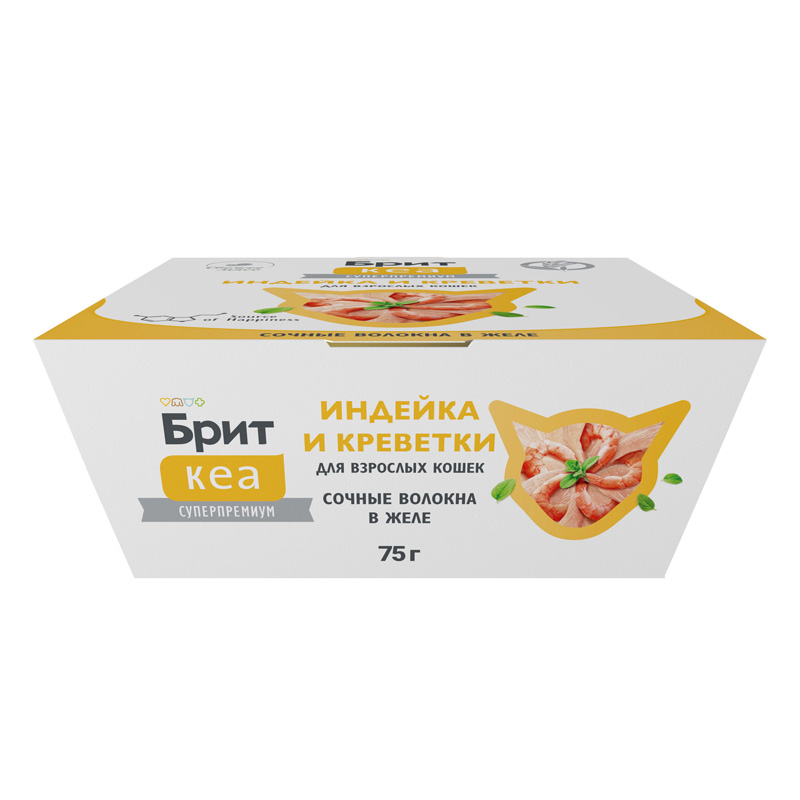 Брит Кеа Корм для взрослых кошек. Индейка и креветки в желе. Ламистер 5 Брит Кеа Корм для взрослых кошек. Индейка и креветки в желе. Ламистер 5