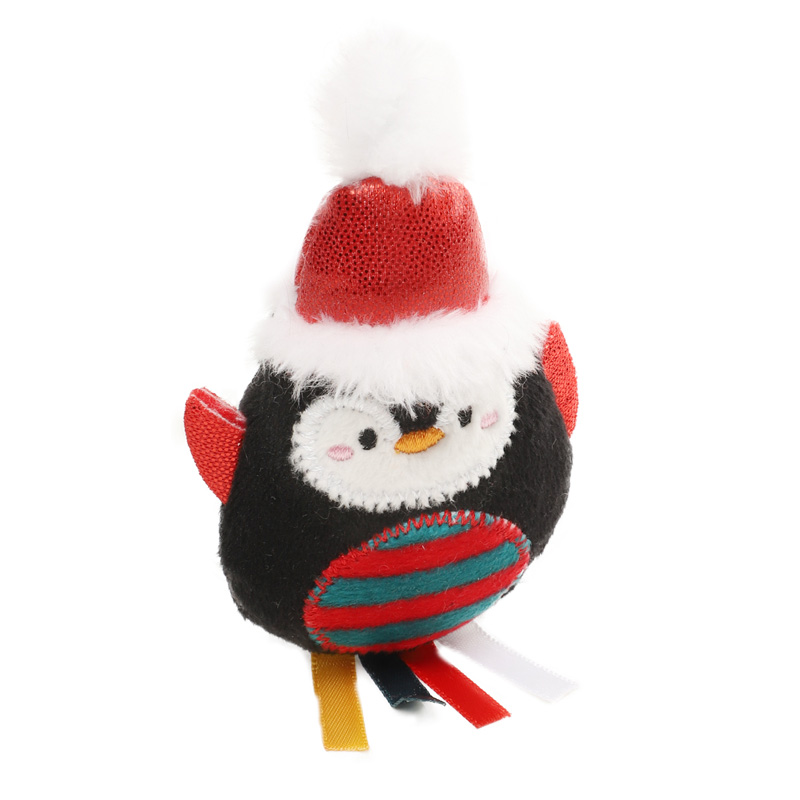 GiGwi Игрушка мягкая для кошек "Пингвин с ленточками", 90/115мм, серия X-mas TALES (85103) 3