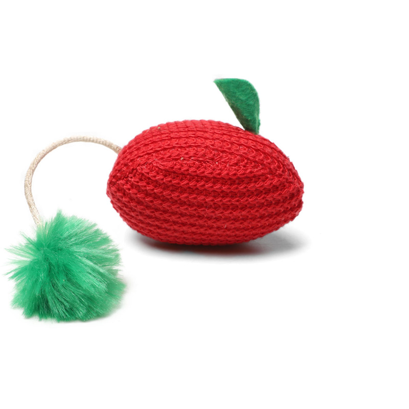 Triol Игрушка мягкая для кошек "Мышка вязаная", 65/165мм, серия NEW YEAR 4