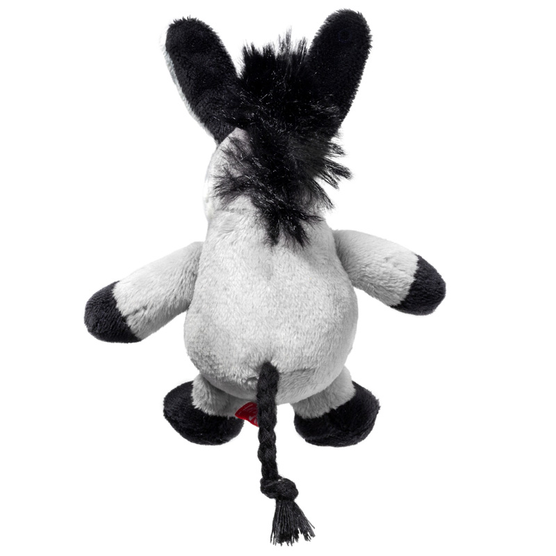 Gigwi Игрушка для собак Ослик с пищалкой 10см, серия PLUSH FRIENDZ 6