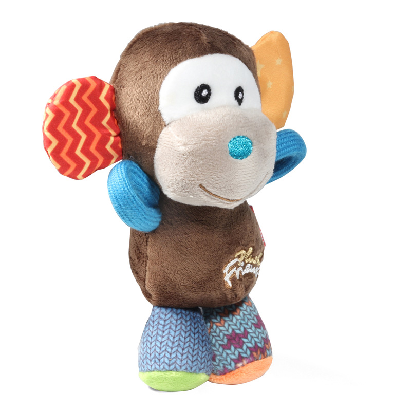 Gigwi Игрушка для собак Обезьянка с пищалкой 16см, серия PLUSH FRIENDZ 4