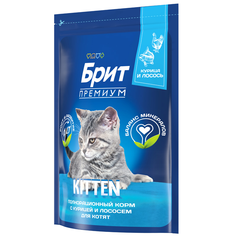 Brit Premium Корм сухой для котят с курицей Cat Kitten, 2 кг 4