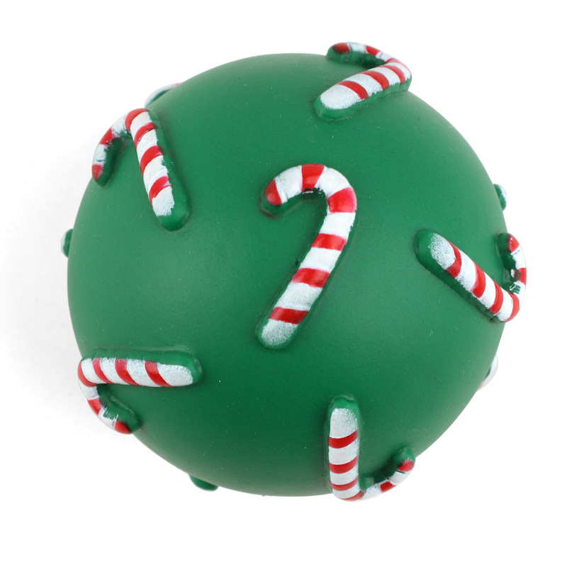 Triol Игрушка для собак "Мяч новогодний", d65мм, серия NEW YEAR 3