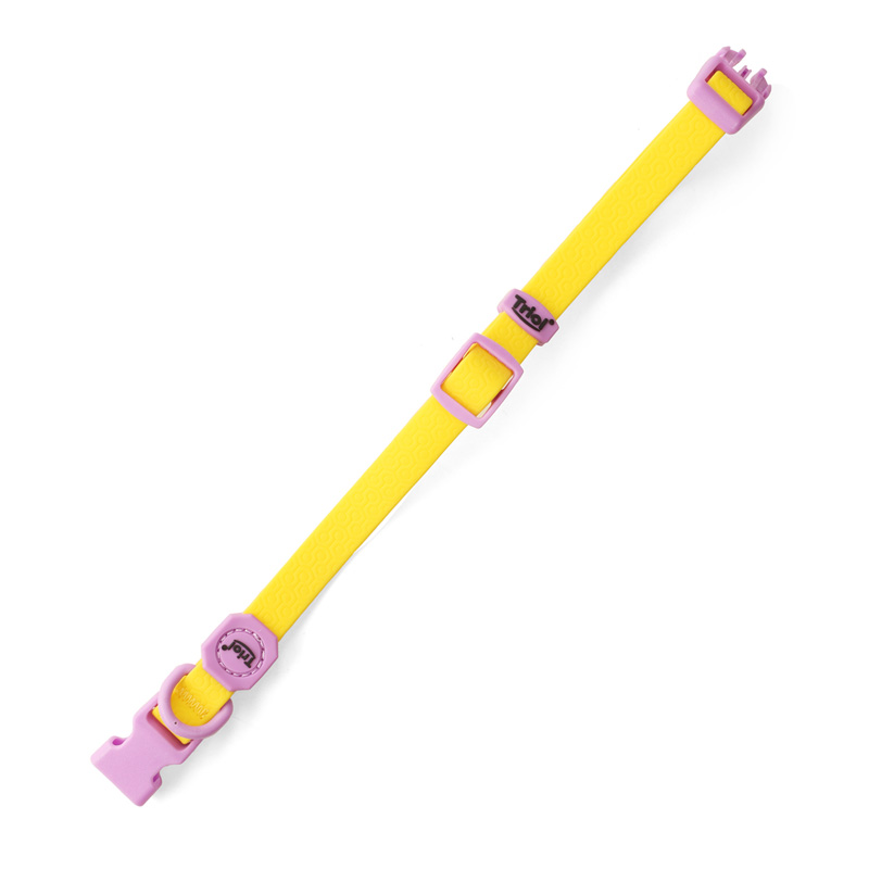 Triol Ошейник из биотана "Лимонная черника" S, желтый, 15*270-370мм (11291010) 2