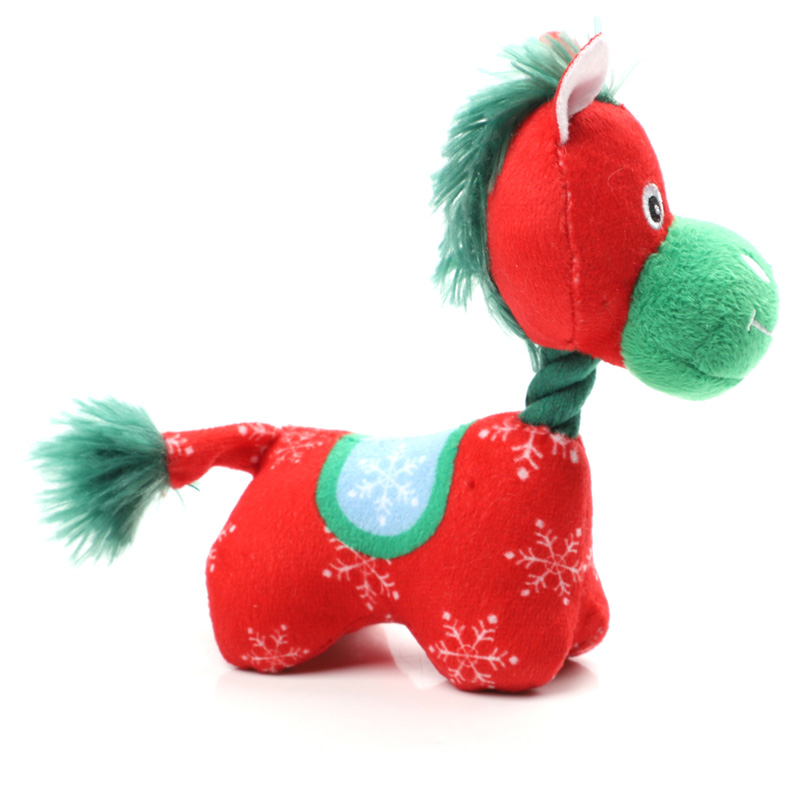 Triol Игрушка мягкая для собак "Пони", 130мм, серия NEW YEAR 4
