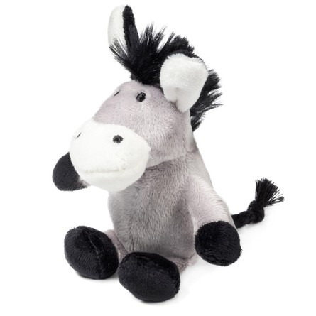 Gigwi Игрушка для собак Ослик с пищалкой 10см, серия PLUSH FRIENDZ