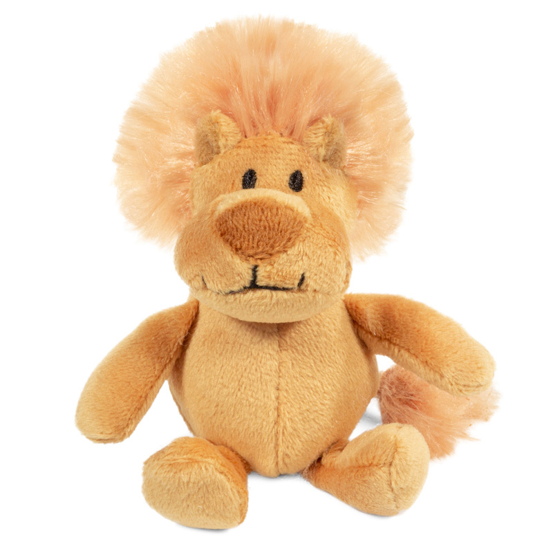 Gigwi Игрушка для собак Лев с пищалкой 10см, серия PLUSH FRIENDZ 6