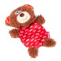 Gigwi Игрушка для собак Мишка со сменными пищалками 13см, серия PLUSH FRIENDZ 4