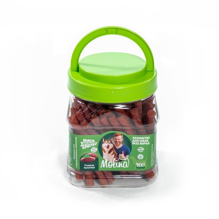 Molina Лакомство для собак "Утиные палочки", 400 г