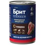 Brit Premium Консервы для взрослых собак всех пород с говядиной, 410 г 2