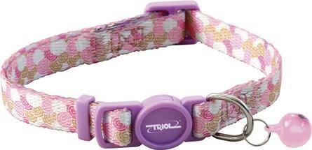 Triol Ошейник нейлоновый для кошек "Нежность", 10*210-330мм