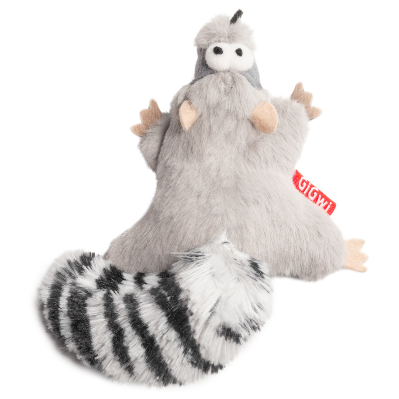 Gigwi Игрушка для кошек Енот с кошачьей мятой 8см, серия CATCH & SCRATCH 4