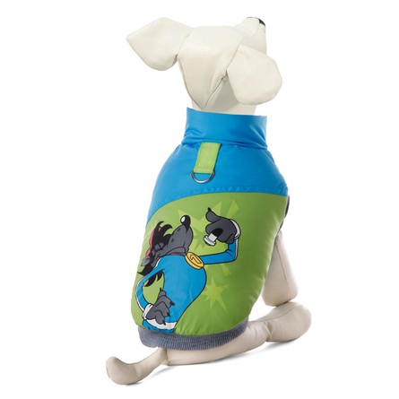 Triol СОЮЗМУЛЬТФИЛЬМ Попона утепленная "Селфи" S, салатово-голубая, дл.изделия по спине 25см