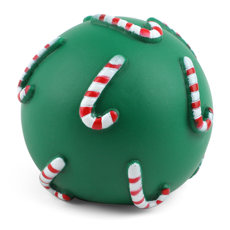 Triol Игрушка для собак "Мяч новогодний", d65мм, серия NEW YEAR 1