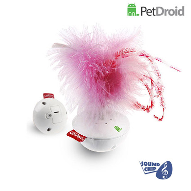 Gigwi Игрушка для кошек интерактивная Мелоди Тумблер со звуковым чипом 14см, серия PETDROID 9