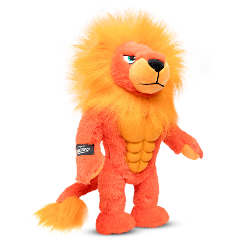 Gigwi Игрушка для собак Лев-атлет 32 см, серия I'm HERO 1 Gigwi Игрушка для собак Лев-атлет 32 см, серия I'm HERO 1